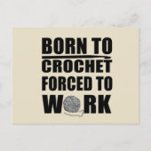 Cartes Pour Fêtes Annuelles crocheters cadeau drôle crochet devis (Devant)