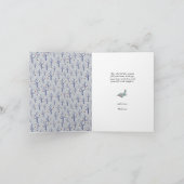 Cartes Pour Fêtes Annuelles CROIRE | Paysage Neige Avec Oiseau Cardinal D'Hive (Intérieur)