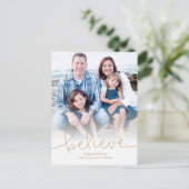 Cartes Pour Fêtes Annuelles Croire photo de vacances (Debout devant)