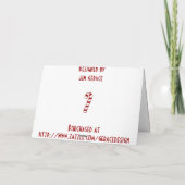 Cartes Pour Fêtes Annuelles Croire - Rouge (Dos)