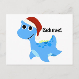 Cartes Pour Fêtes Annuelles Crois ! Père Noël Nessie