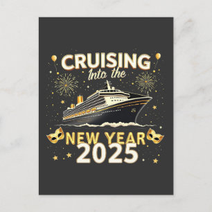 Cartes Pour Fêtes Annuelles Croisière dans le Nouvel An 2025 croisière en fami