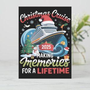 Cartes Pour Fêtes Annuelles Croisière de Noël 2025 Créer des souvenirs pour to