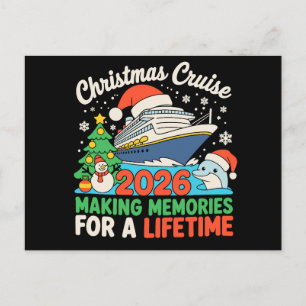 Cartes Pour Fêtes Annuelles Croisière de Noël 2026 Créer des Souvenirs pour To