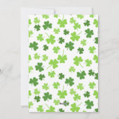 Cartes Pour Fêtes Annuelles Croix celtique : célébration de la Saint-Patrick (Dos)