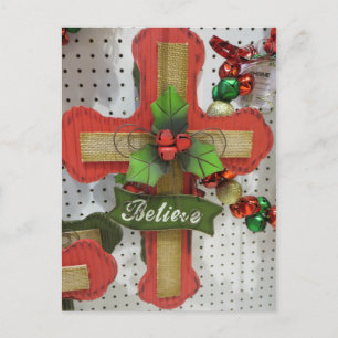 Cartes Pour Fêtes Annuelles Croix de Noël