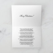 Cartes Pour Fêtes Annuelles Croix de Noël chrétienne (Intérieur)