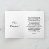 Cartes Pour Fêtes Annuelles Croix de Noël chrétienne (Intérieur)