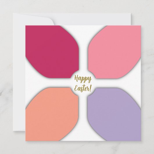 Cartes Pour Fêtes Annuelles Croix Fleurie (Devant)