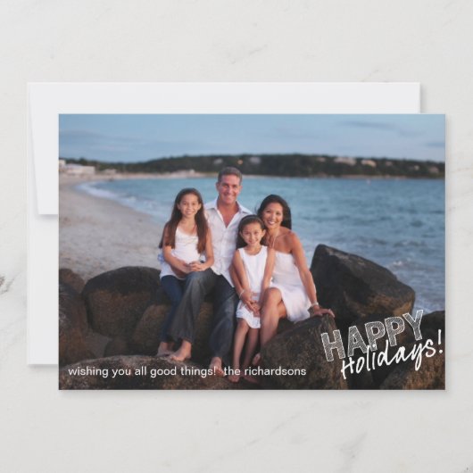 Cartes Pour Fêtes Annuelles Croquis Joyeuses Fêtes (Devant)