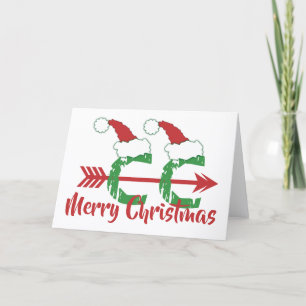 Cartes Pour Fêtes Annuelles Cross Country © Christmas Funny