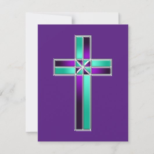 Cartes Pour Fêtes Annuelles Cross Easter (Devant)