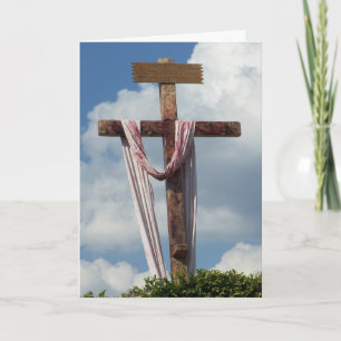 Cartes Pour Fêtes Annuelles Cross Risen