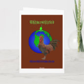 Cartes Pour Fêtes Annuelles Croyez (Dos)