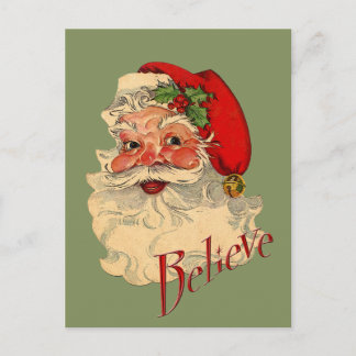 Cartes Pour Fêtes Annuelles Croyez Père Noël