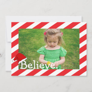 Cartes Pour Fêtes Annuelles Croyez, Photo de Noël vacances