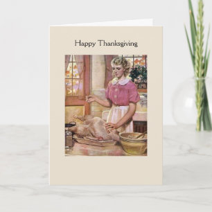 Cartes Pour Fêtes Annuelles Cru - humour de thanksgiving,