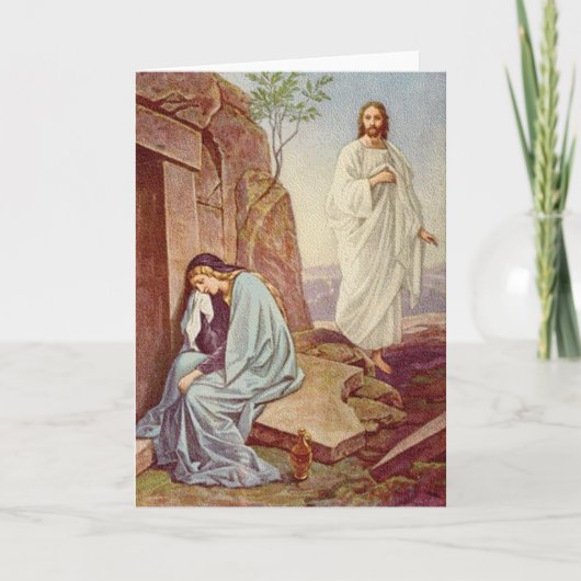 Cartes Pour Fêtes Annuelles Cru : Pâques - (Devant)