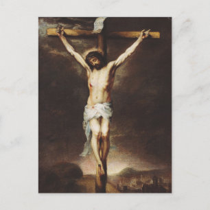 Cartes Pour Fêtes Annuelles Crucifixion par Bartolome Esteban Murillo