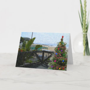 Cartes Pour Fêtes Annuelles Crystal Cove Holiday Beach View