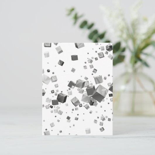 Cartes Pour Fêtes Annuelles Cubes colorés 3 (Debout devant)