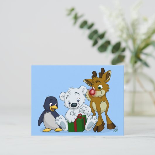 Cartes Pour Fêtes Annuelles Cubes de Noël (Debout devant)