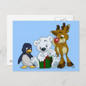 Cartes Pour Fêtes Annuelles Cubes de Noël (Devant / Derrière)