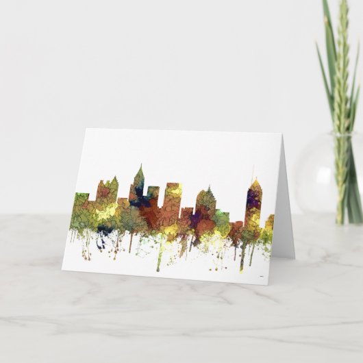 Cartes Pour Fêtes Annuelles Cuir épais de SG-Safari d'horizon d'Atlanta la (Devant)