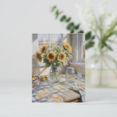 Cartes Pour Fêtes Annuelles Cuisine de ferme aquarelle Tableau B (Debout devant)