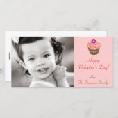 Cartes Pour Fêtes Annuelles Cupcakes (Devant / Derrière)