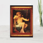 Cartes Pour Fêtes Annuelles Cupide avec Bow Fine Art Image Valentine (Devant)