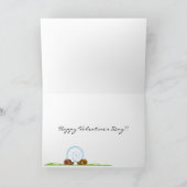 Cartes Pour Fêtes Annuelles Cupide avec flèche Valentine Love Card (Intérieur)