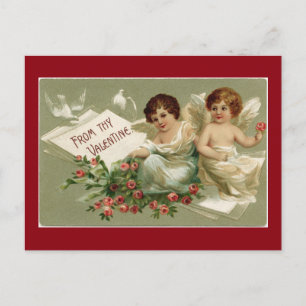 Cartes Pour Fêtes Annuelles Cupides Et Doses vintages De Saint Valentin