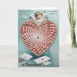 Cartes Pour Fêtes Annuelles Cupidon Chérubin Ange Kaléidoscope