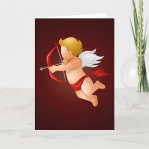 Cartes Pour Fêtes Annuelles Cupidons et sa flèche