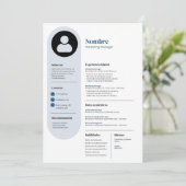 Cartes Pour Fêtes Annuelles Curriculum Empresa (Debout devant)