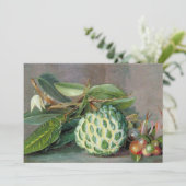 Cartes Pour Fêtes Annuelles Custard Apple - Marianne North (Debout devant)