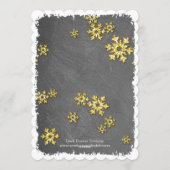 Cartes Pour Fêtes Annuelles Custom Avoir Holly Jolly Noël Sur Blackboard (Dos)