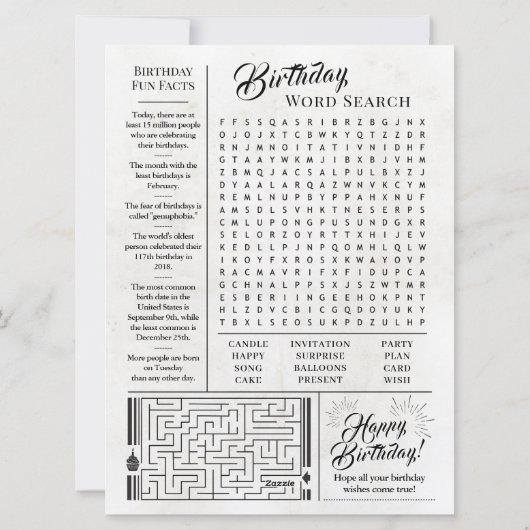 Cartes Pour Fêtes Annuelles Custom Back in 1995 Newspaper Birthday Card, Trend (Dos)