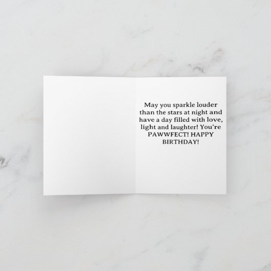 Cartes Pour Fêtes Annuelles Custom Birthday Card, Pink Toy Poodle, Mozzarella (Intérieur)