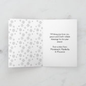 Cartes Pour Fêtes Annuelles Custom Christian 2 Photo Bonne année 2022 (Intérieur)