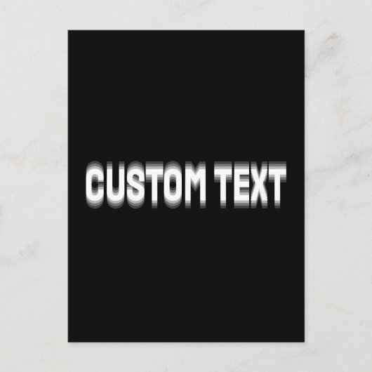 Cartes Pour Fêtes Annuelles Custom Distortion Glitched Text Effect (Devant)