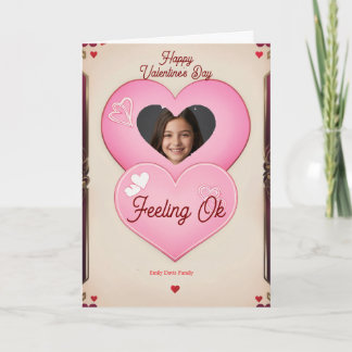 Cartes Pour Fêtes Annuelles Custom Photo Valentine's Day