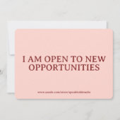 Cartes Pour Fêtes Annuelles Custom Self Love Card Positive Affirmation for Her (Devant)