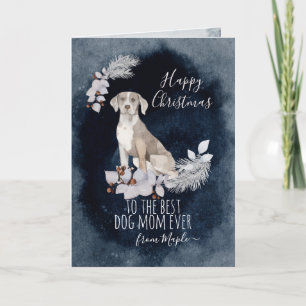Cartes Pour Fêtes Annuelles Customisé Catahoula Leopard Chien Maman Noël