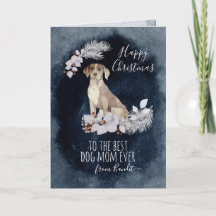 Cartes Pour Fêtes Annuelles Customisé Catahoula Leopard Hound Maman Noël