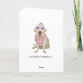 Cartes Pour Fêtes Annuelles Customizable (Dos)