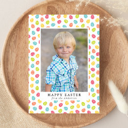 Cartes Pour Fêtes Annuelles Cute and Colorful Easter Eggs Photo