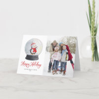 Cute aquarelle Pingouin Globe des neiges