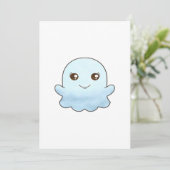 Cartes Pour Fêtes Annuelles Cute Boo Design tendance Unique (Debout devant)